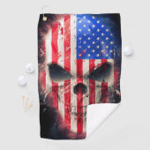 Amerikaanse vlag golfhanddoek (Insitu)