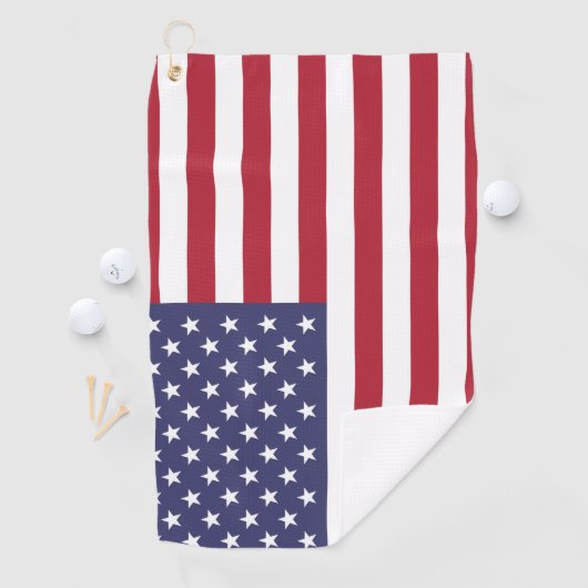 Amerikaanse vlag golfhanddoek (Insitu)