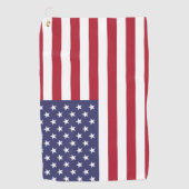 Amerikaanse vlag golfhanddoek (Voorkant)