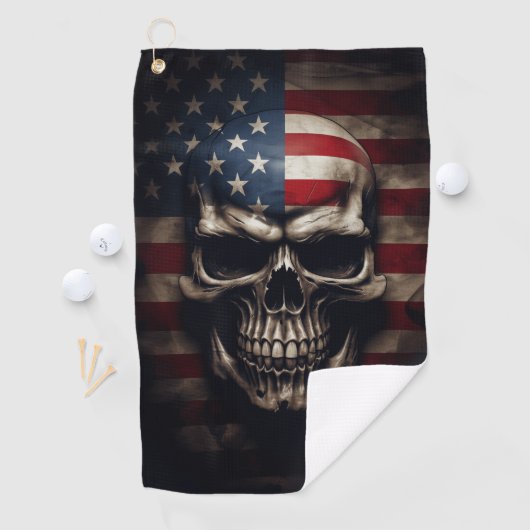 Amerikaanse vlag golfhanddoek (Insitu)