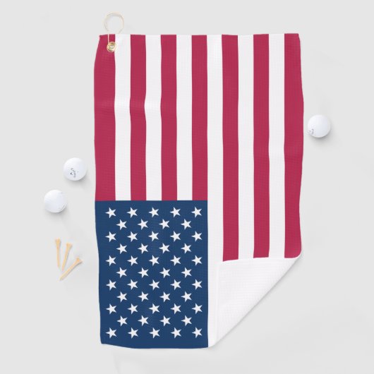 Amerikaanse vlag golfhanddoek (Insitu)