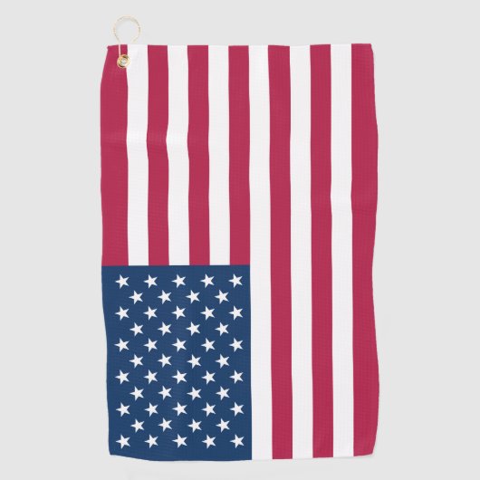 Amerikaanse vlag golfhanddoek (Voorkant)