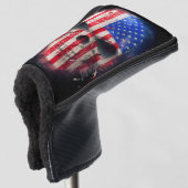 Amerikaanse vlag golfheadcover (3/4 voorkant)