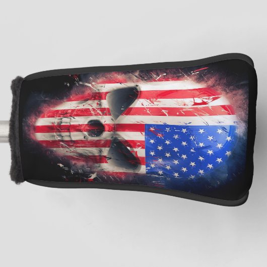 Amerikaanse vlag golfheadcover (Voorkant)