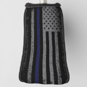 Amerikaanse vlag Golfhoofdduik van politie Golfheadcover (Draai 90)