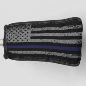 Amerikaanse vlag Golfhoofdduik van politie Golfheadcover (Voorkant)