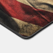 Amerikaanse vlag Golvend Stof Design Bureaumat (Hoek)