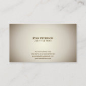 Amerikaanse vlag | Gouden rechthoek |  achtergrond Visitekaartje (Achterkant)