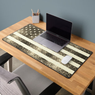 Amerikaanse vlag gouden sepia schittert Amerika Bureaumat