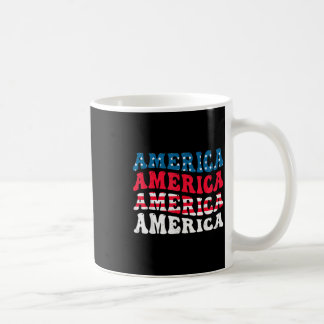 Amerikaanse vlag grafisch grappig 4 juli koffiemok