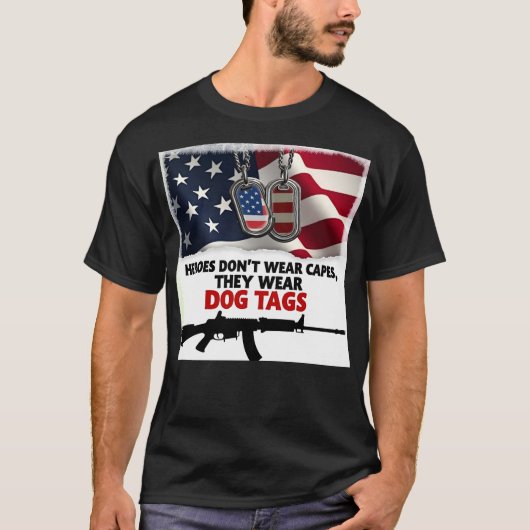 Amerikaanse vlag Grafisch T-shirt (Voorkant)