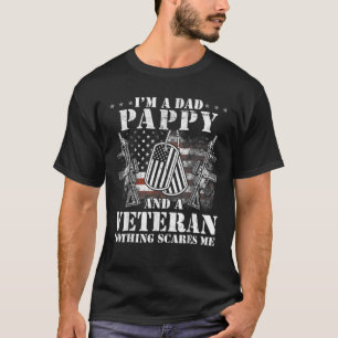 Amerikaanse vlag grappig, ik ben een pap en een me t-shirt