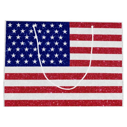 Amerikaanse vlag groot cadeauzakje (Achterkant)