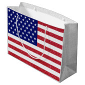 Amerikaanse vlag groot cadeauzakje (Achterkant Gekanteld)
