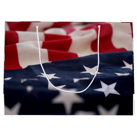 AMERIKAANSE VLAG GROOT CADEAUZAKJE (Achterkant)