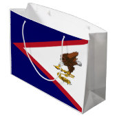 Amerikaanse vlag groot cadeauzakje (Achterkant Gekanteld)