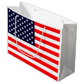 Amerikaanse vlag groot cadeauzakje (Voorkant Gekanteld)