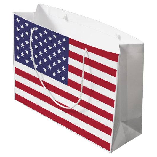 Amerikaanse vlag groot cadeauzakje (Achterkant Gekanteld)