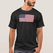 Amerikaanse vlag, groot formaat Verenigde Staten T-shirt (Voorkant)