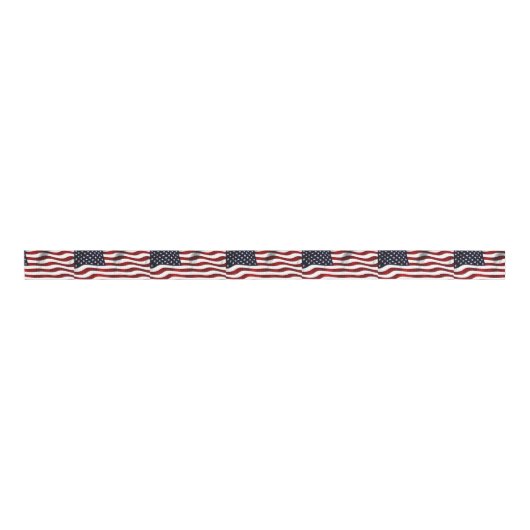 Amerikaanse vlag grosgrain lint (Voorkant)