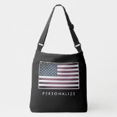 Amerikaanse vlag grote cross-body tas (Voorkant)