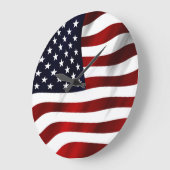 Amerikaanse vlag grote klok (Hoek)