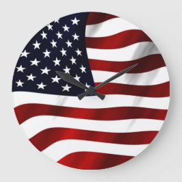 Amerikaanse vlag grote klok