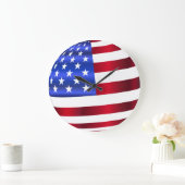 Amerikaanse vlag grote klok (Huis)