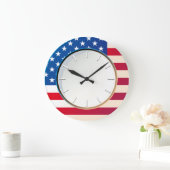 Amerikaanse vlag grote klok (Huis)