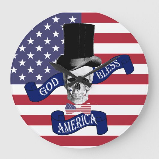 Amerikaanse vlag grote klok (Voorkant)