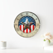 Amerikaanse vlag grote klok (Huis)