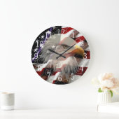 Amerikaanse vlag grote klok (Huis)