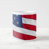 Amerikaanse vlag grote koffiekop (Voorkant)