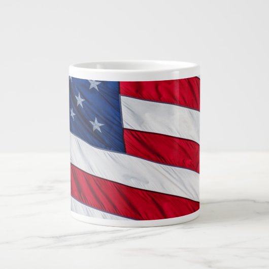 Amerikaanse vlag grote koffiekop (Voorkant)