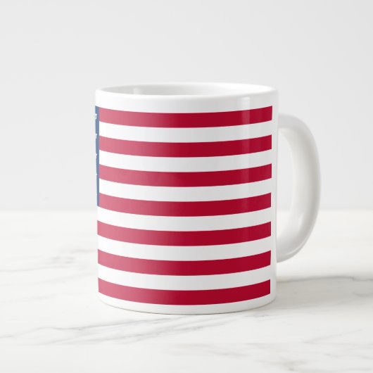Amerikaanse vlag grote koffiekop (Voorkant rechts)