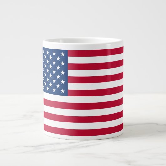 Amerikaanse vlag grote koffiekop (Voorkant)