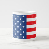 Amerikaanse vlag grote koffiekop (Voorkant)