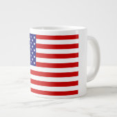 Amerikaanse vlag grote koffiekop (Voorkant rechts)