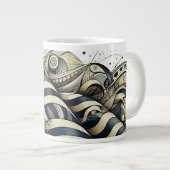 Amerikaanse vlag grote koffiekop (Voorkant rechts)