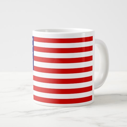 Amerikaanse vlag grote koffiekop (Voorkant rechts)