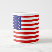 Amerikaanse vlag grote koffiekop (Voorkant)