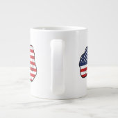 Amerikaanse vlag grote koffiekop (Achterkant)