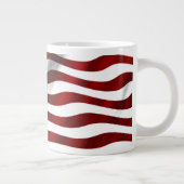 Amerikaanse vlag grote koffiekop (Rechts)