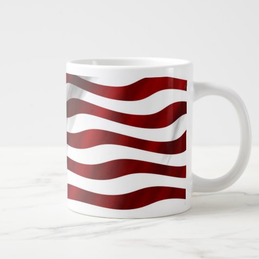 Amerikaanse vlag grote koffiekop (Rechts)