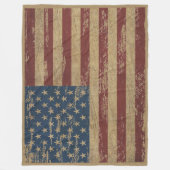  Amerikaanse vlag - Grote rugzak Fleece Deken (Voorkant)