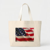 Amerikaanse vlag grote tote bag (Voorkant)