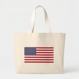 Amerikaanse vlag grote tote bag