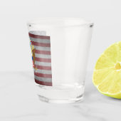 Amerikaanse vlag — Grote zeehond Shot Glas (Rechts)