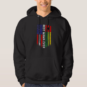 Amerikaanse vlag & Guinee-Bissau vlag Beste mama o Hoodie