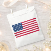 Amerikaanse vlag gunstzak bedankzakje (Geknipt)